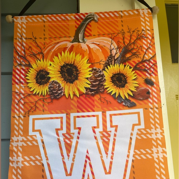 Fall front door hanging sign - Picture 3 of 7